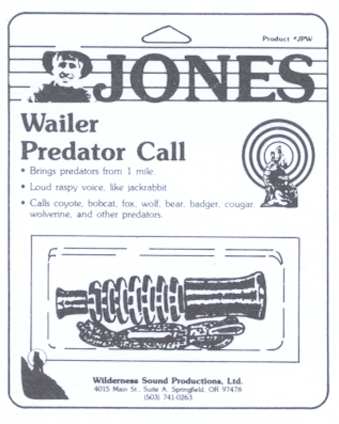 Jones Wailer Predator Call