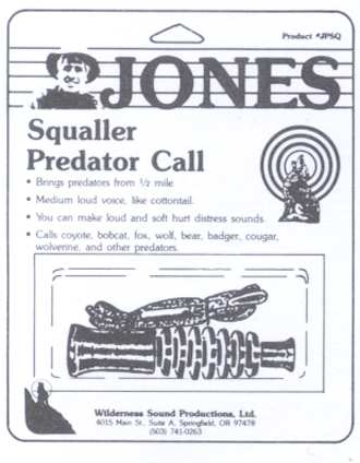 Jones Squaller Predator Call